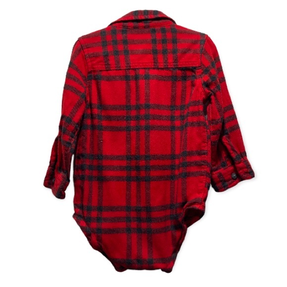 OSHKOSH BOGOSH BOY’S FLANNEL SIZE:24M - Picture 2 of 11